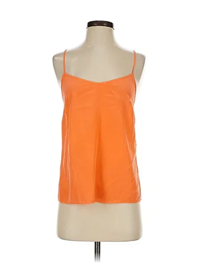 Pre-owned Lilly Pulitzer Tank Top Orange Halter Neckline Tops