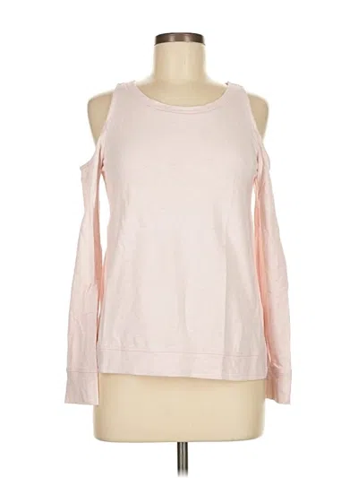 Pre-owned Lilly Pulitzer Tank Top Pink Cold Shoulder Neckline Tops