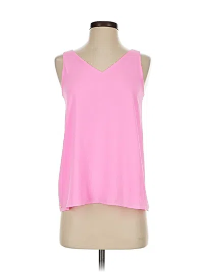 Pre-owned Lilly Pulitzer Tank Top Pink Halter Neckline Tops