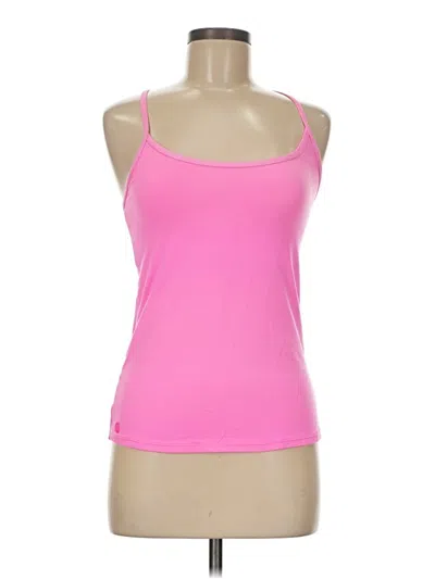 Pre-owned Lilly Pulitzer Tank Top Pink Strapless Neckline Tops