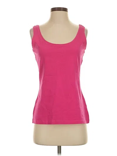 Pre-owned Lilly Pulitzer Tank Top Pink Strapless Neckline Tops