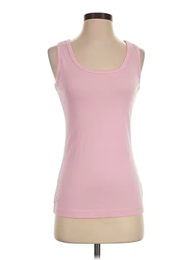 Pre-owned Lilly Pulitzer Tank Top Pink Strapless Neckline Tops