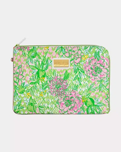 Lilly Pulitzer Tech Pouch Set In Fauna Green Lime Feeling Good Accessories Small