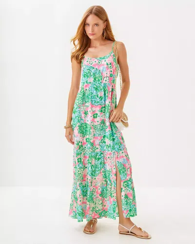 Lilly Pulitzer Teresa Maxi Dress In Multi Plumes In Bloom