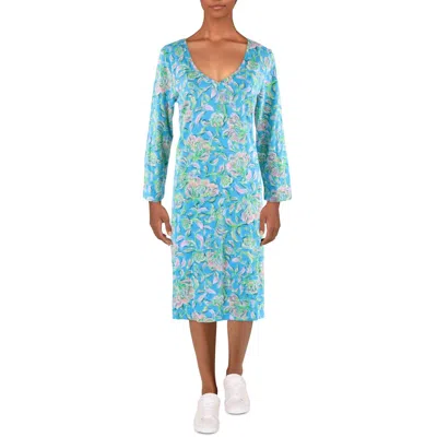 Lilly Pulitzer Tessa Womens Printed Cotton T-shirt Dress