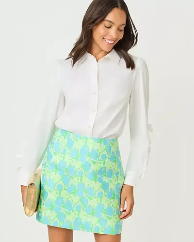 Lilly Pulitzer The Bow Lilly Shirt In White