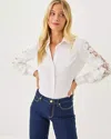 Lilly Pulitzer The Lace Lilly Shirt In White