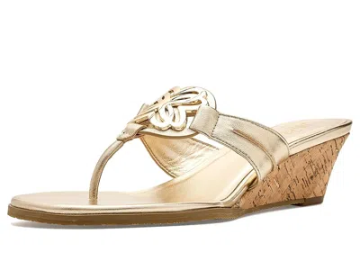Lilly Pulitzer The Lilly Wedge In Gold
