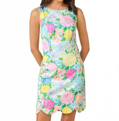 Lilly Pulitzer The Scallop Shift Dress In Multi Lilly Garden