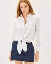 Lilly Pulitzer The Tie Lilly Shirt In White