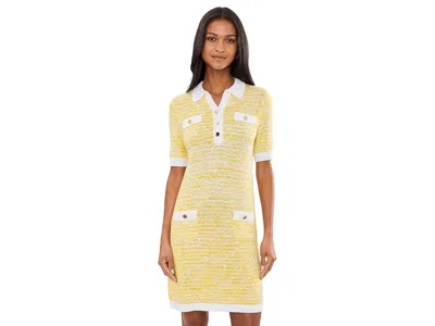 Lilly Pulitzer Theodorah Polo Sweaterdress In Yellow