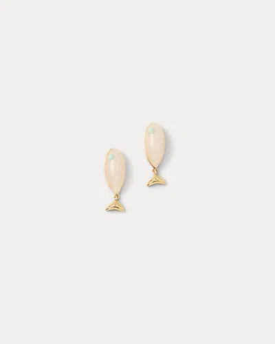 Lilly Pulitzer Throw Me A Line Earrings In Gold