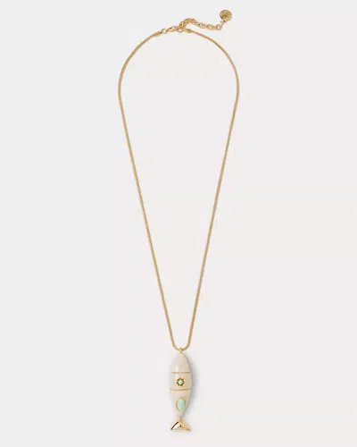 Lilly Pulitzer Throw Me A Line Necklace In Multi