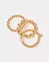 Lilly Pulitzer Tidepool Trasures Bracelet Set In Gold Metallic