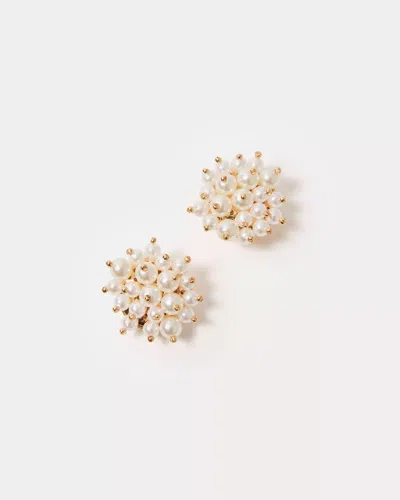 Lilly Pulitzer Tidepool Treasures Pearl Earrings In Gold