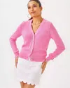 Lilly Pulitzer Tippery Cardigan In Rousseau Pink