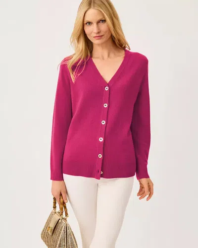 Lilly Pulitzer Tippery Longer Length Cashmere Cardigan In Pink