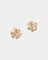 Lilly Pulitzer Tis The Season Pearl Cluster Earrings In Gold