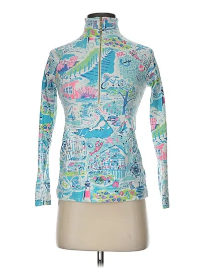Pre-owned Lilly Pulitzer Track Jacket In Blue
