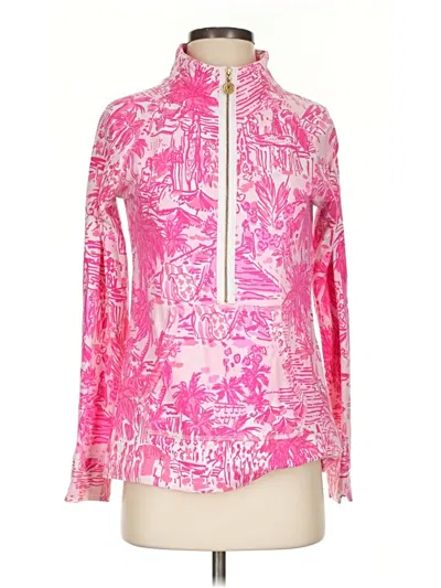 Pre-owned Lilly Pulitzer Track Jacket In Pink