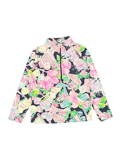 Pre-owned Lilly Pulitzer Kids' Track Jacket In Pink