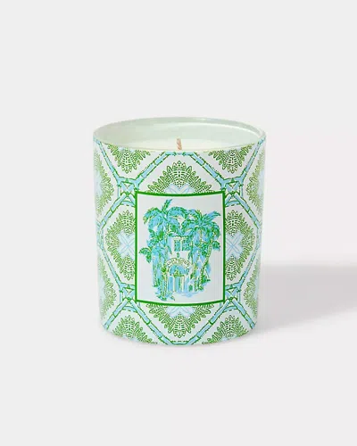 Lilly Pulitzer Trellis Printed Candle In Green