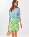 Lilly Pulitzer Tropper Mini Skirt In Resort White Daffodil Hill