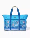 LILLY PULITZER TRYSTIN OVERSIZED CANVAS TOTE