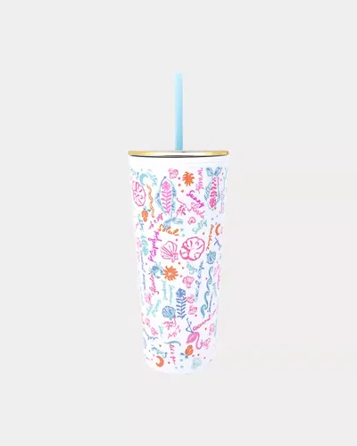 Lilly Pulitzer Tumbler With Straw