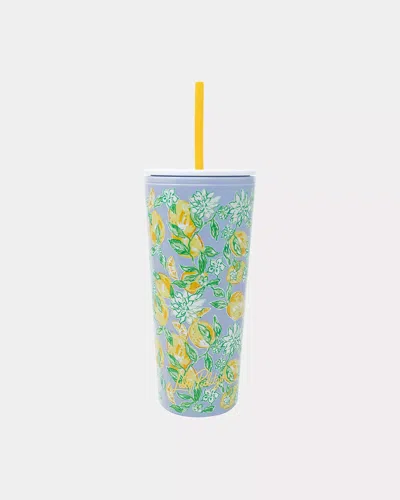 Lilly Pulitzer Tumbler With Straw In Multi