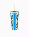 Lilly Pulitzer Tumbler With Straw In Resort White The Hottest Spot Engineered Accessories