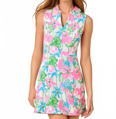 Lilly Pulitzer Twilla Skirted Romper In Resort White Viney Liney In Multi