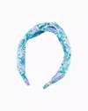 Lilly Pulitzer Twist Knot Headband In Resort White Just A Pinch