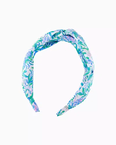 Lilly Pulitzer Twist Knot Headband In Resort White Just A Pinch