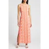 LILLY PULITZER LILLY PULITZER® ULLA PRINT RACERBACK MAXI TANK DRESS