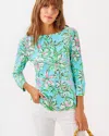 Lilly Pulitzer Callison Floral Top In Multi Sun Of A Bun In Multi Sun Of A Bun