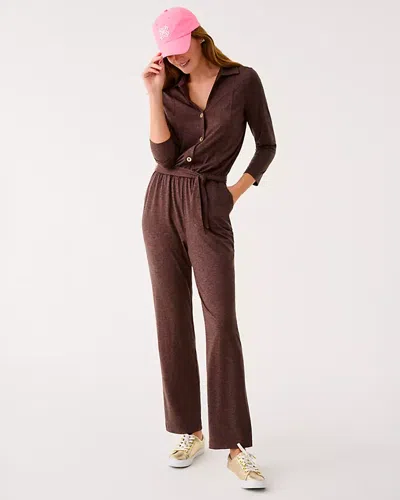Lilly Pulitzer Upf 50+ Cecilia Jumpsuit In Brown