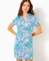 Lilly Pulitzer Upf 50+ Dune Dress In Multi Seacret Escape
