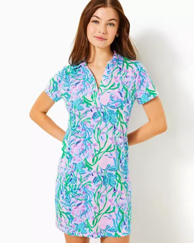 Lilly Pulitzer Upf 50+ Dune Dress In Multi Seacret Escape