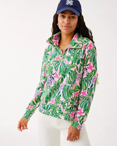 Lilly Pulitzer Upf 50+ Eleni Pullover In Green