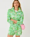 Lilly Pulitzer Upf 50+ Eleni Pullover In Gray