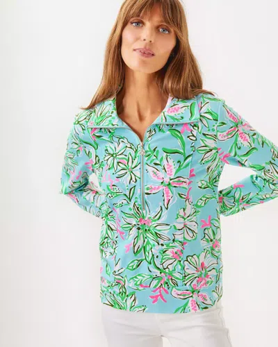 Lilly Pulitzer Upf 50+ Eleni Pullover In Multi Sun Of A Bun