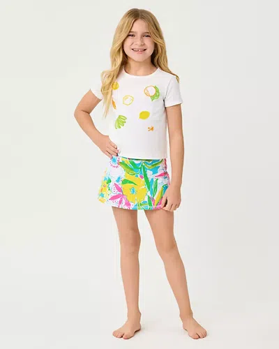 Lilly Pulitzer Upf 50+ Girls Mini Aila Skort In Multi