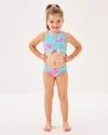 Lilly Pulitzer Upf 50+ Girls Tacoma Tankini Swim Set