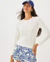Lilly Pulitzer Upf 50+ Heston Long Sleeve Tee In White