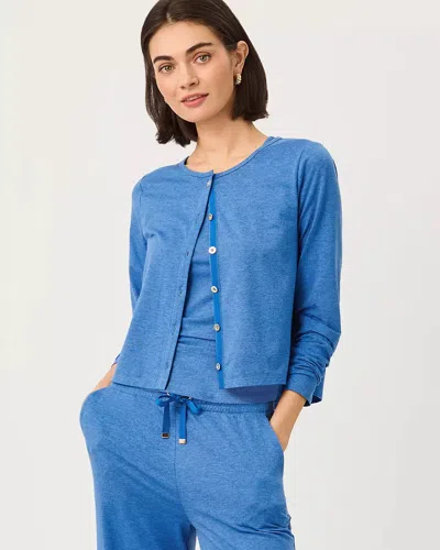 Lilly Pulitzer Upf 50+ Kai Cardigan In Blue