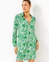 Lilly Pulitzer Kindra Mini Dress In Fiddle Leaf Green Lil Escape Plan In Fiddle Leaf Green Lil Escape Plan