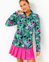 Lilly Pulitzer Upf 50+ Leona Zip-up Jacket In Multi Untamed