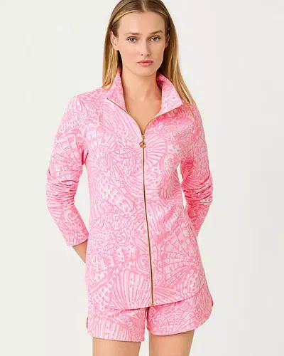 Lilly Pulitzer Upf 50+ Leona Zip-up Jacket In Pink