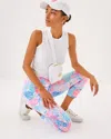 Lilly Pulitzer Upf 50+ Luxletic 21" Weekender High Rise Crop Legging